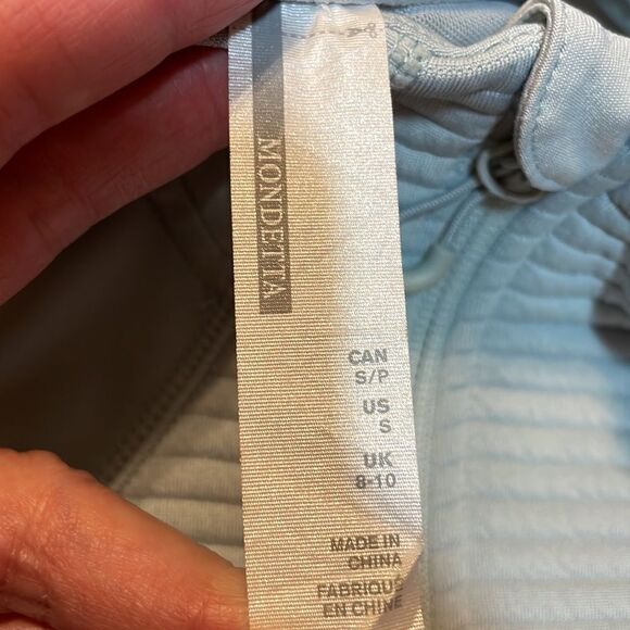 Mondetta Active Jacket, off center zipper, side zip track, grey - Picture 8 of 9